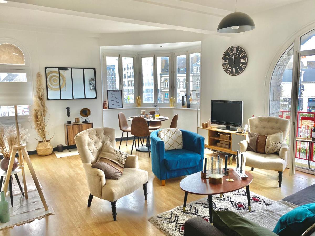 Le Cocon Briochin, Grand Appartement En Plein Centre De Saintbrieuc Extérieur photo